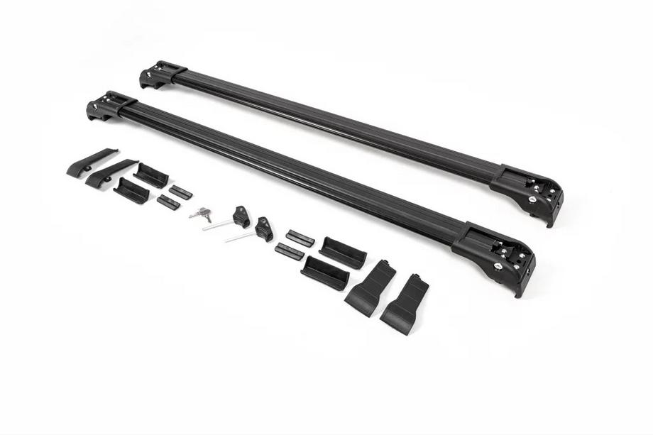 Toyota Proace City 2016- Dachträger (Querträger) für integrierte Reling Wingbar V2 (2 Stk) Schwarz Foto 17