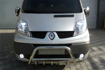 Renault Trafic 2001–2015 Frontbügel WT003-4 (Edelstahl) Foto 1
