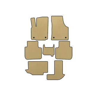 EVA Fußmatten (3 Reihen, 7-Sitzer, Beige)