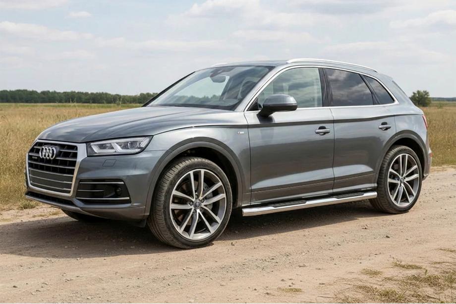 Audi Q5 2017-2025 Seitliche Rohre (2 Stk., Edelstahl) Image