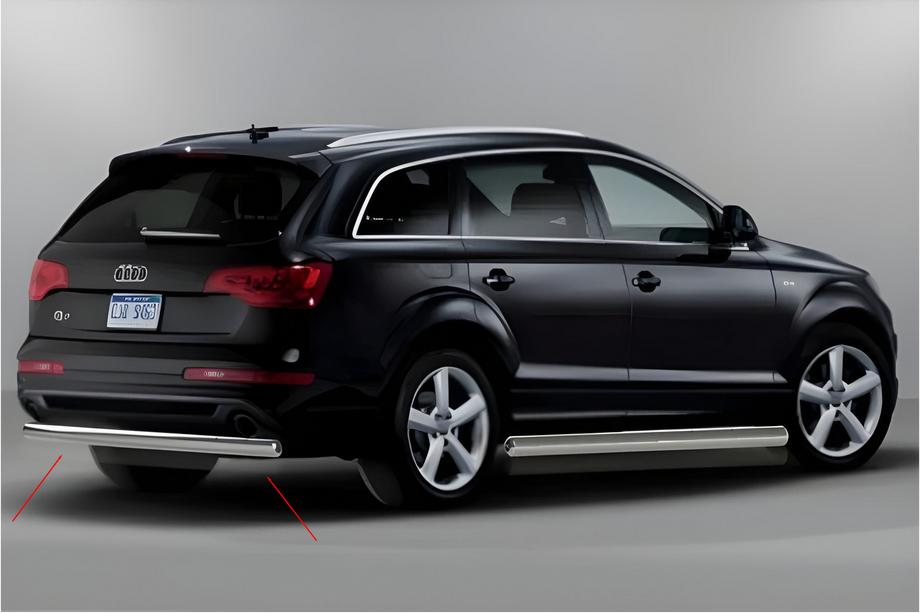 Audi Q7 2005-2015 Heckschutz AK002 (Edelstahl) Image