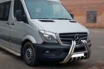 Mercedes Sprinter W906 2006–2018 Frontbügel F1-01 (2013-2018, Edelstahl) Foto 2