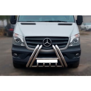 Frontbügel F1-01 (2013-2018, Edelstahl) Mercedes Sprinter W906 2006–2018 Foto 1