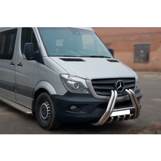 Frontbügel F1-01 (2013-2018, Edelstahl) Mercedes Sprinter W906 2006–2018 Foto 2