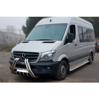 Frontbügel F1-01 (2013-2018, Edelstahl) Mercedes Sprinter W906 2006–2018 Foto 3