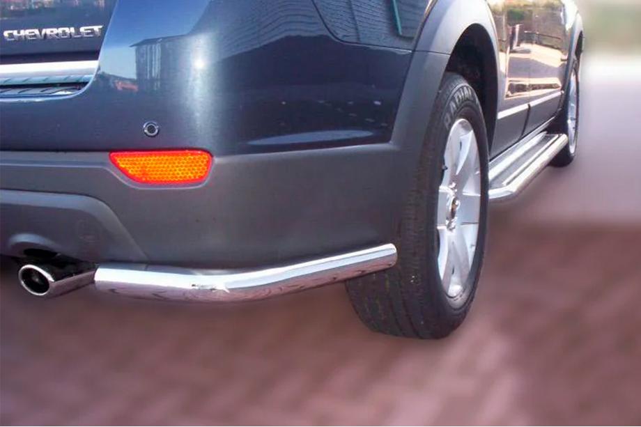 Chevrolet Captiva 2006-2019 Hintere Eckschutzrohre AK003 (2 Stk., Edelstahl) Image