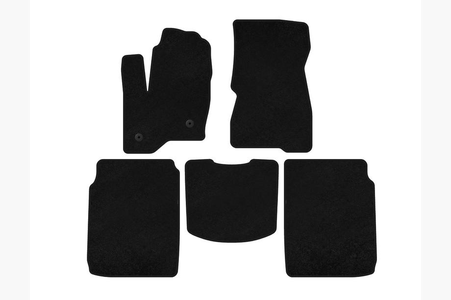 Ford Flex 2009-2019 Textil Fußmatten Premium (2 Reihen, 2013-2019, Schwarz) Image