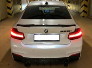 BMW 2 Series F22/F23 2014-2021 Spoiler M4-Style (für F22, Schwarz Glanz) Foto 1