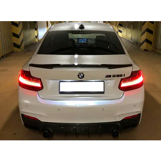 Spoiler M4-Style (für F22, Schwarz Glanz)