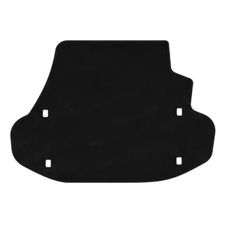 Premium Kofferraummatte Textil (Schwarz)