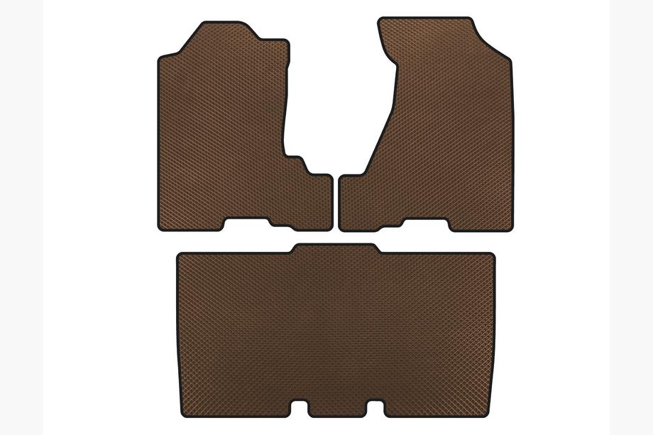 Honda Element 2003-2011 EVA Fußmatten (Braun) Image