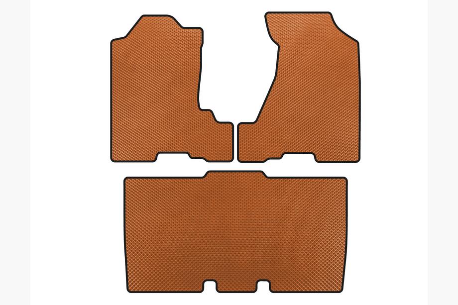 Honda Element 2003-2011 EVA Fußmatten (Orange) Image