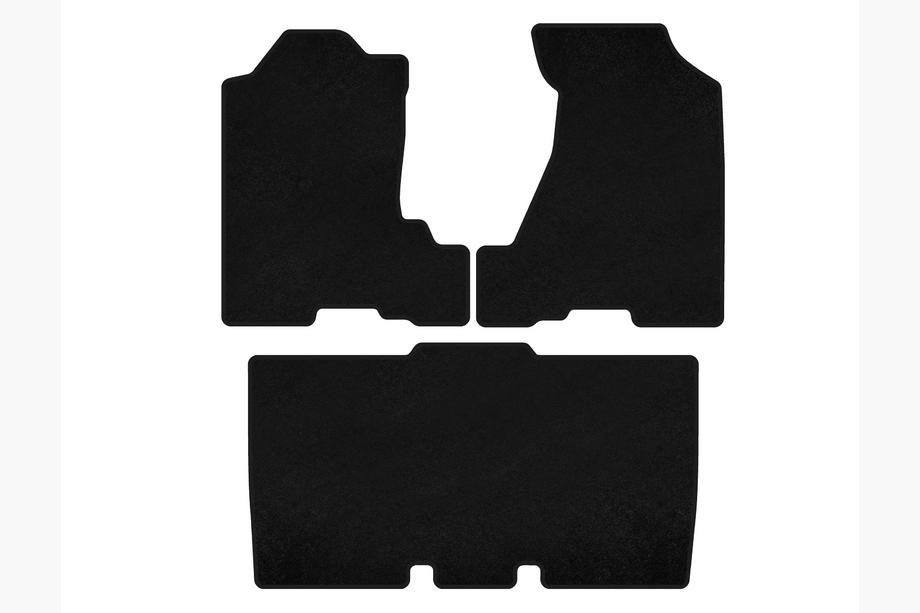 Honda Element 2003-2011 Textil Fußmatten Deluxe (Schwarz) Image
