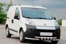Fiat Fiorino/Qubo 2008-2024 Frontschutzbügel Shark Edelstahl Foto 2