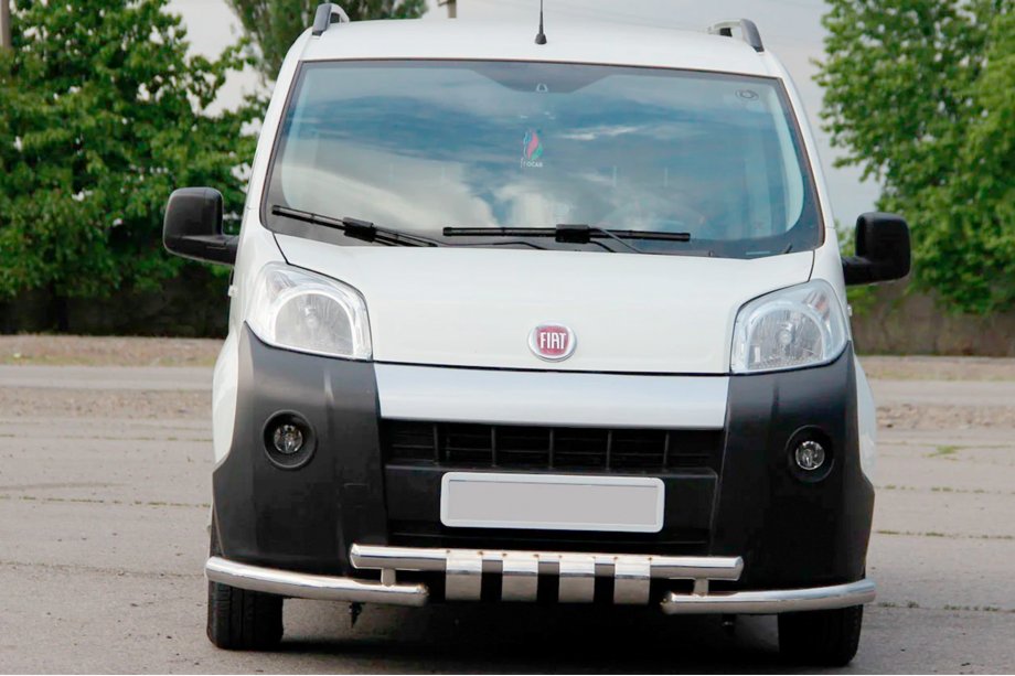 Fiat Fiorino/Qubo 2008-2024 Frontschutzbügel Shark Edelstahl Image