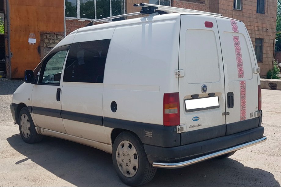 Fiat Scudo 1996-2007 Heckschutz AK005 (Edelstahl) Foto 2
