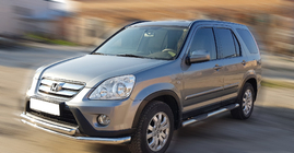 Honda CRV 2001-2006 Frontschutzbügel ST014 (Edelstahl) d60/60 Foto 3