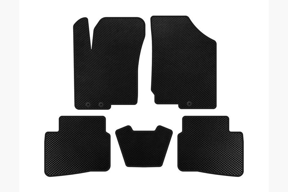 Kia Forte 2008–2024 EVA Fußmatten (2008-2012, Schwarz) Image