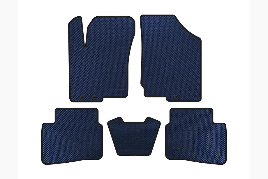 Kia Forte 2008–2024 EVA Fußmatten (2008-2012, Blau) Image