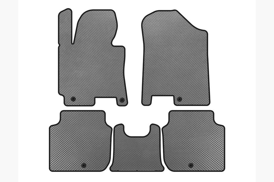 Kia Forte 2008–2024 EVA Fußmatten (2012-2016, Grau) Image