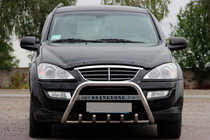 SsangYong Action 2005-2018 Frontbügel WT004 Edelstahl Foto 1