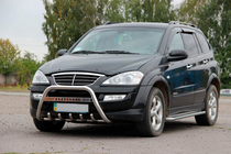 SsangYong Action 2005-2018 Frontbügel WT004 Edelstahl Foto 2