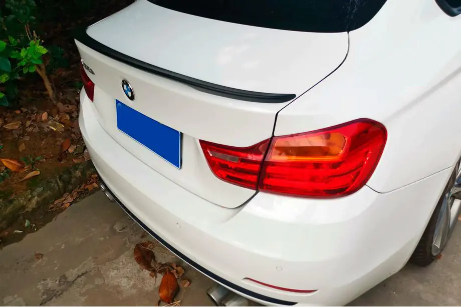 BMW 4 Series F32/F33/F36 2012-2020 Heckspoiler P-Style (für F32, Schwarz Glanz) Foto 1