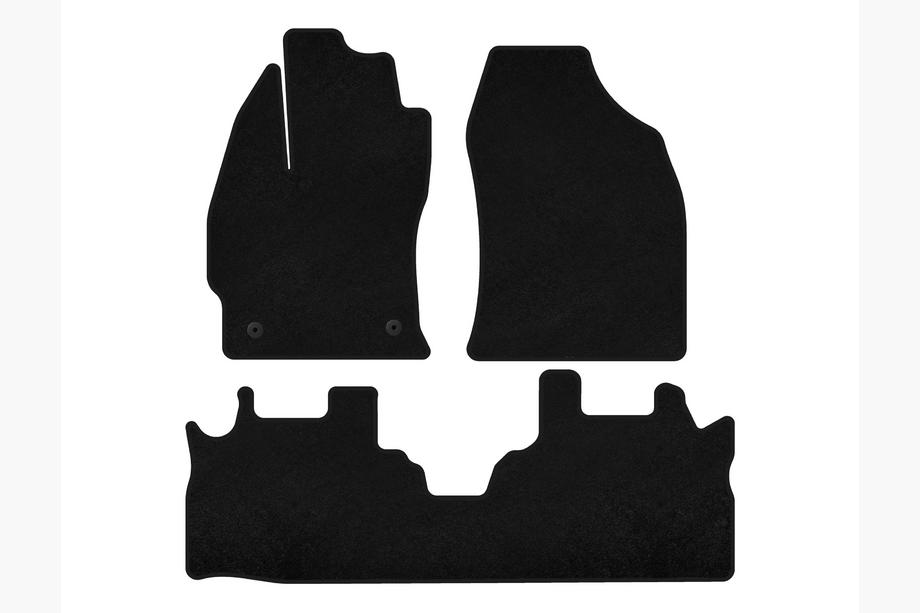 Toyota Prius Textil Fußmatten Premium (2 Reihen, Schwarz) Image