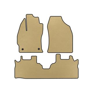 EVA Fußmatten (2 Reihen, Beige)