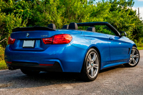 BMW 4 Series F32/F33/F36 2012-2020 PSM-Style Heckspoiler (für F33, Schwarz Glanz) Foto 1