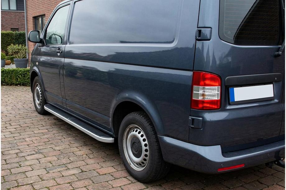 Volkswagen T5 Caravelle 2004-2010 Seitenschweller Tayga (2 Stk., Aluminium) Nur für kurzen Radstand Foto 1