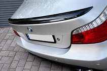 BMW 5 Series E60/E61 2003-2010 Spoiler M5-Style (Schwarz Glanz) Foto 5