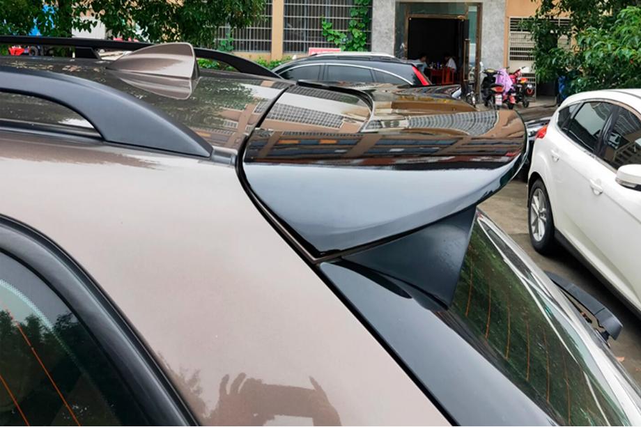 BMW X5 E70 2007-2013 Heckspoiler (Schwarz Glanz) Foto 1