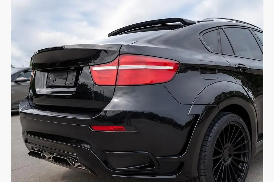 BMW X6 E71 2008–2014 Dachspoiler (Schwarz Glanz) Image