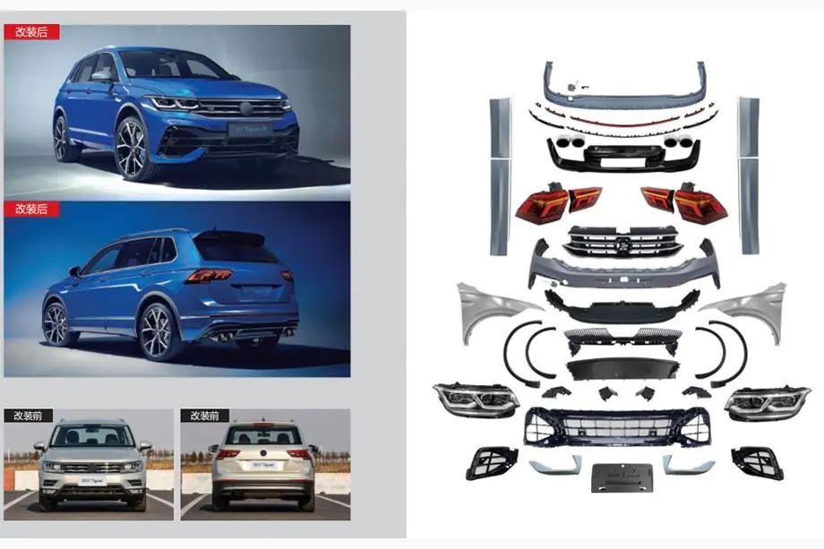 Volkswagen Tiguan 2016-2023 R Facelift Kit 2021+ Image