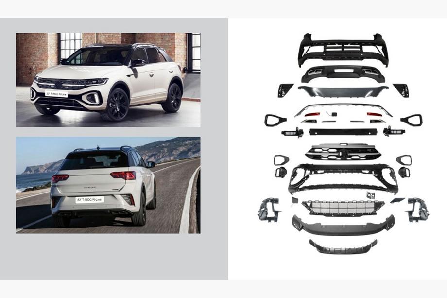 Volkswagen T-Roc 2017-2025 R-Line Bodykit Komplettset (Für 2022+) Image