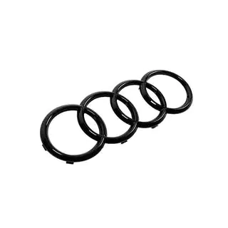 Vorderes Audi Black Emblem (285 mm x 100 mm) Foto 3