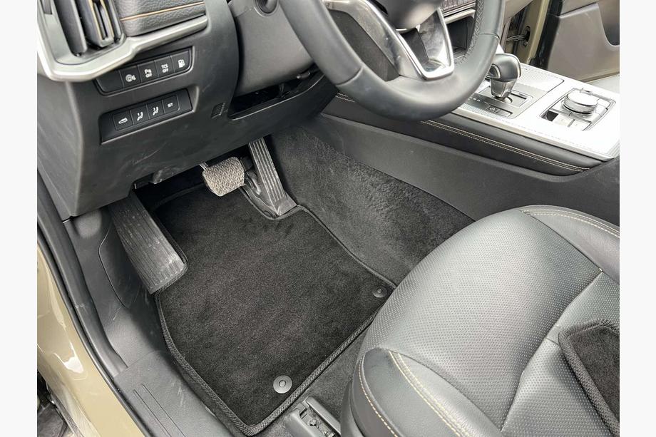 Mazda CX-70 2024-jj Textil Fußmatten Premium (Schwarz) Image