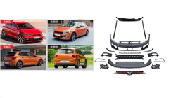 Volkswagen Polo 2017- GTI Bodykit Set (für 2017-2021) Foto 1