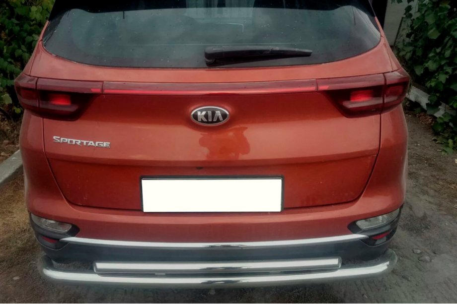 Kia Sportage 2015-2021 Heckschutz AK002-2 (Edelstahl) Foto 3