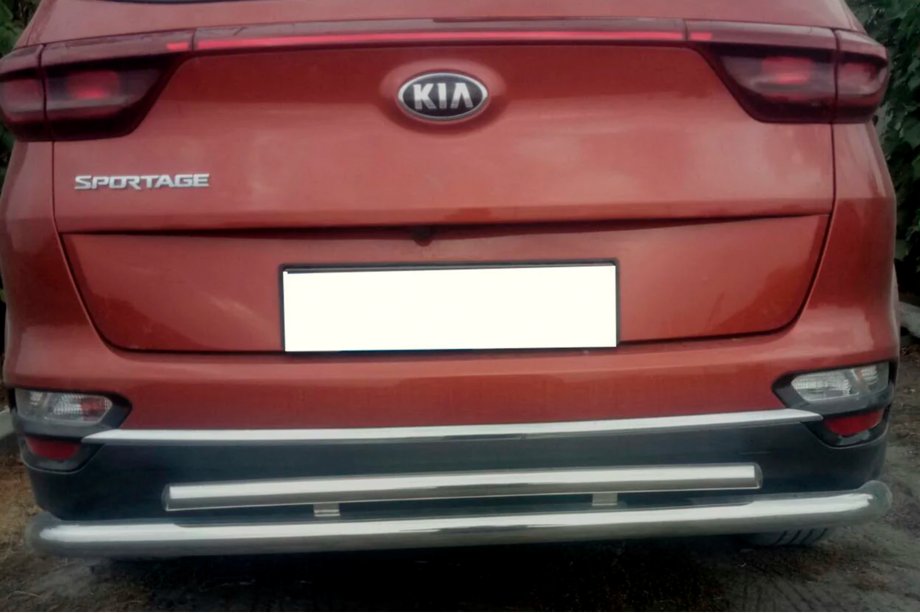 Kia Sportage 2015-2021 Heckschutz AK002-2 (Edelstahl) Foto 2