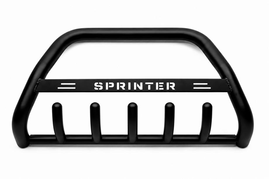 Mercedes Sprinter W901/902/903/904/905 1995–2006 Frontbügel Black WT004 (Edelstahl) Image