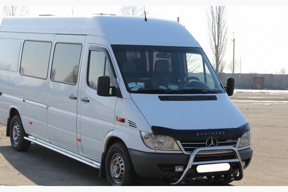 Mercedes Sprinter W901/902/903/904/905 1995–2006 Frontbügel WT003 (Edelstahl) 2000-2006 Foto 3