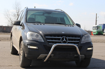 Mercedes ML W164 2005-2011 Frontschutz WT006 (Edelstahl) Foto 1