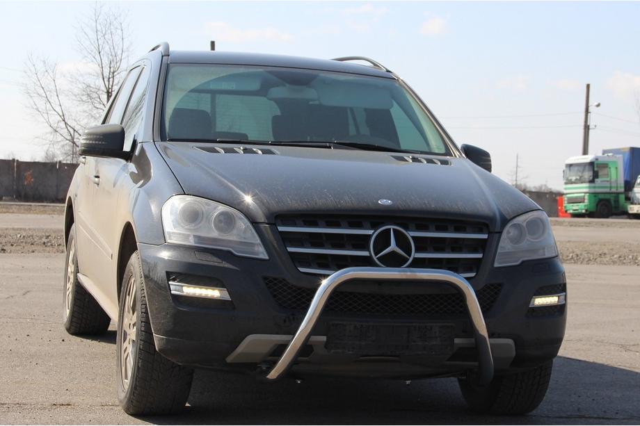 Mercedes ML W164 2005-2011 Frontschutz WT006 (Edelstahl) Image