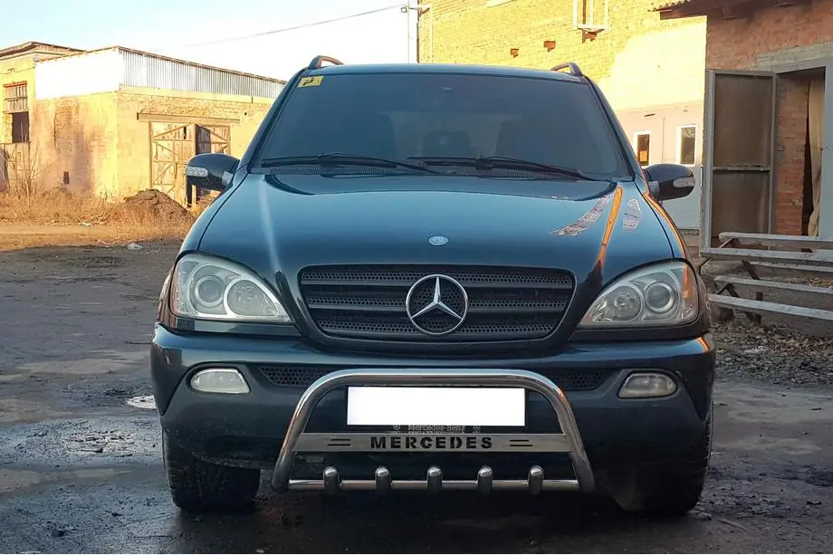 Mercedes ML W163 1997-2005 Frontbügel WT004 (Edelstahl) Foto 2