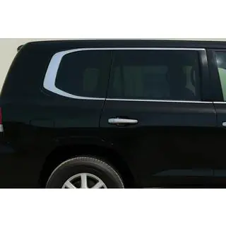Komplette Fensterumrandung Design 2025 (2008-2015, Edelstahl) Lexus LX570/450d 2008-2022 Foto 1