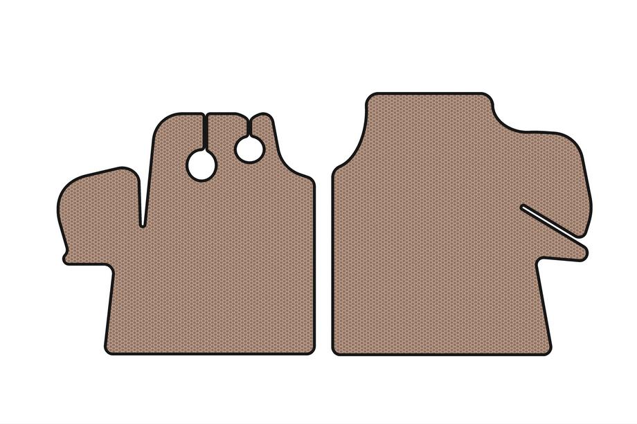 Fiat Ducato 1995-2006 Gummimatten Carsuit (2002-2006, beige) Image