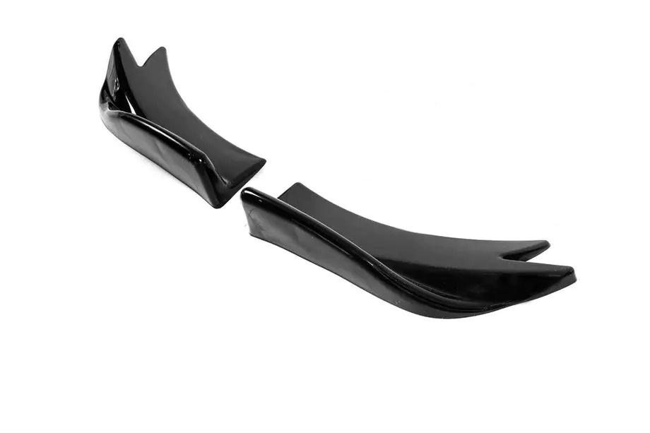 Universelle Flap Seitenschweller-Aufsätze Typ-F (2 Stk, Schwarz Glanz, ABS-Kunststoff) Foto 8