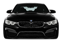 BMW 3 Series F30/F31 2012-2019 Nieren M-Look (für F80, Schwarz Glanz mit Chromrahmen) Foto 1